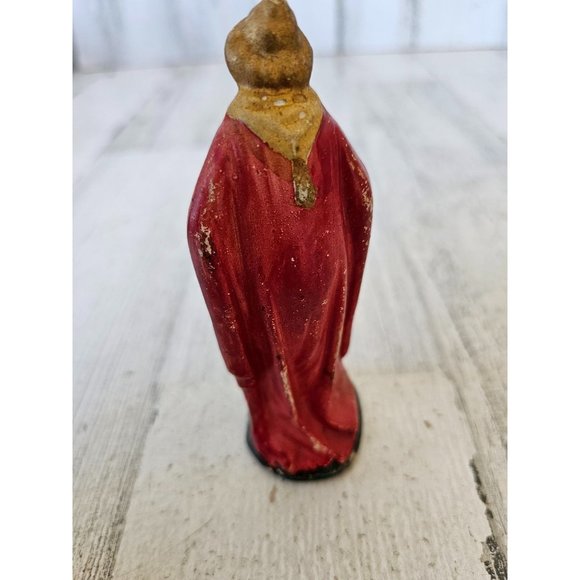 Vintage German Wiseman nativity incense Mer village Xmas - Picture 3 of 9